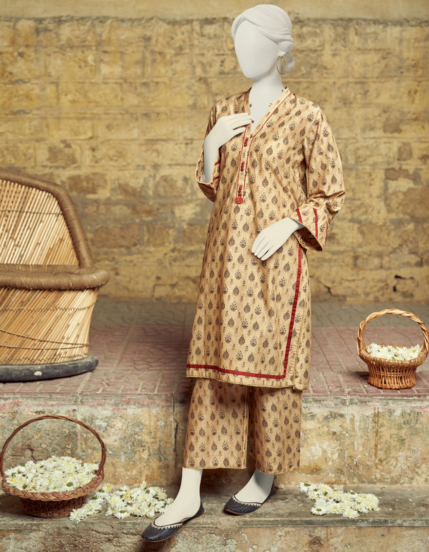 Multicolor Lawn Unstitched 2 Piece Dress | Jlawn-S-Jst-23-1630