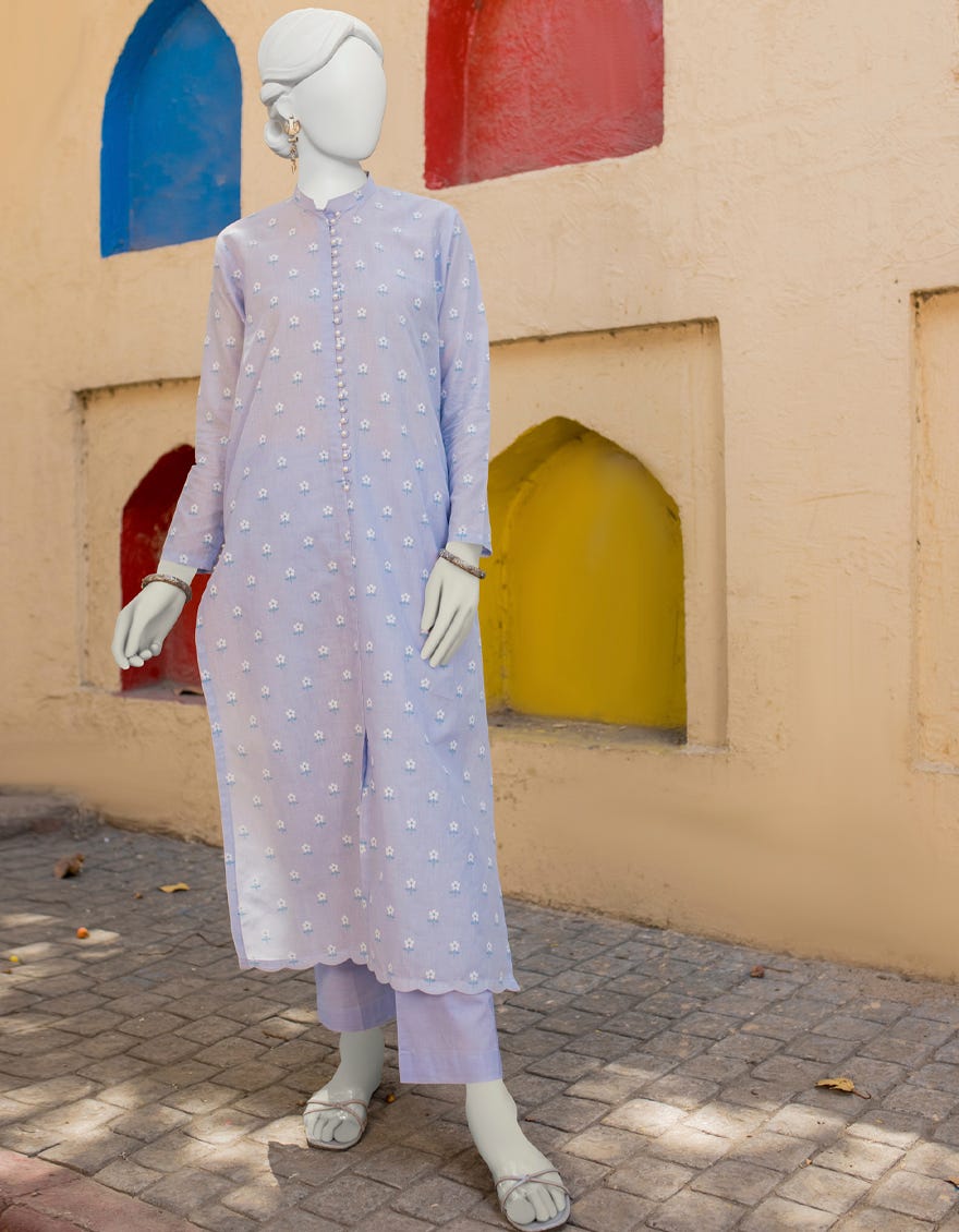 Blue Lawn Unstitched 2 Piece Dress | Jlawn-S-Jst-23-1694