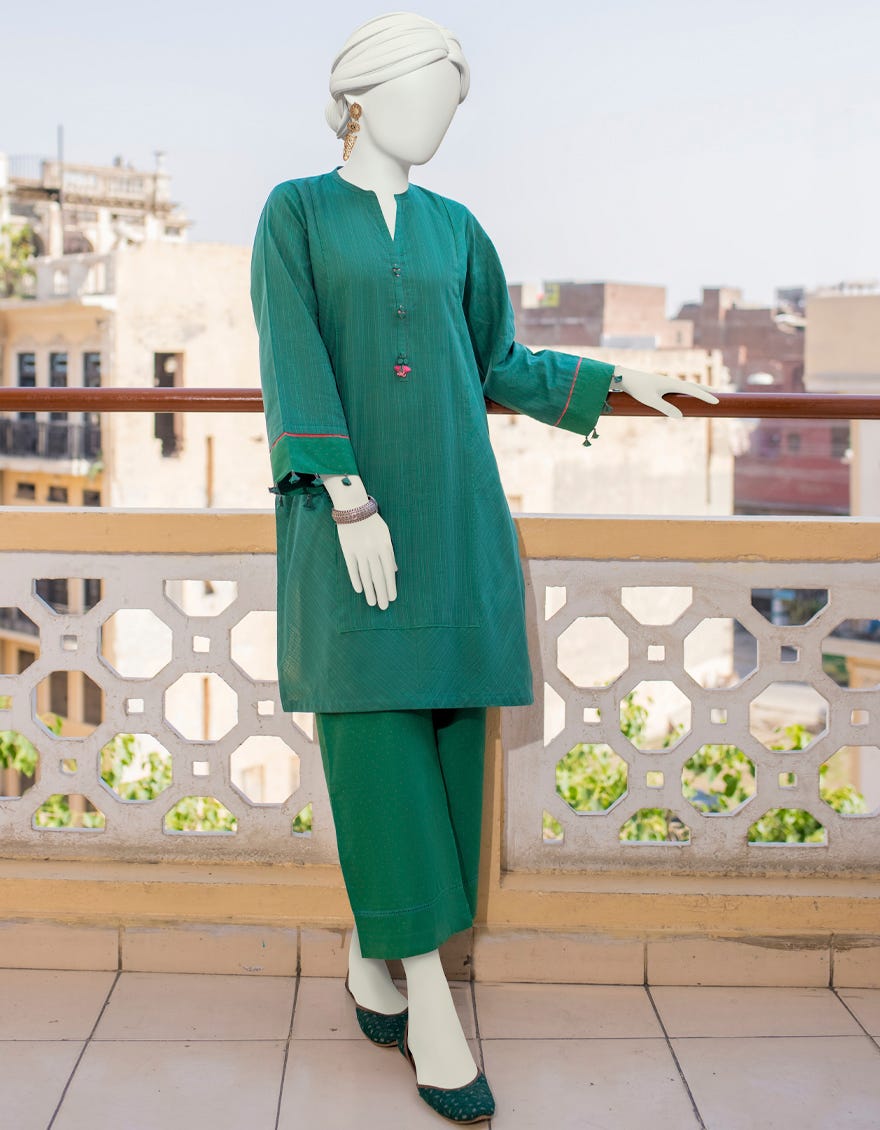 Green Lawn Unstitched 2 Piece Dress | Jlawn-S-Jst-23-1702