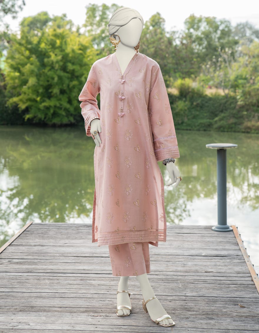 Pink Lawn Unstitched 2 Piece Dress | Jlawn-S-Jst-24-1627