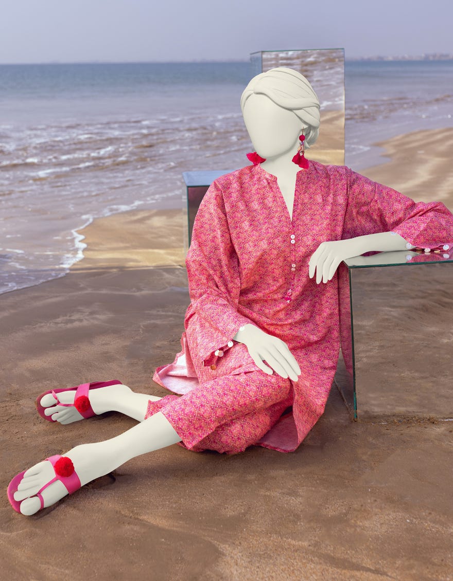 Pink Lawn Unstitched 2 Piece Dress | Jlawn-S-Jst-24-1635