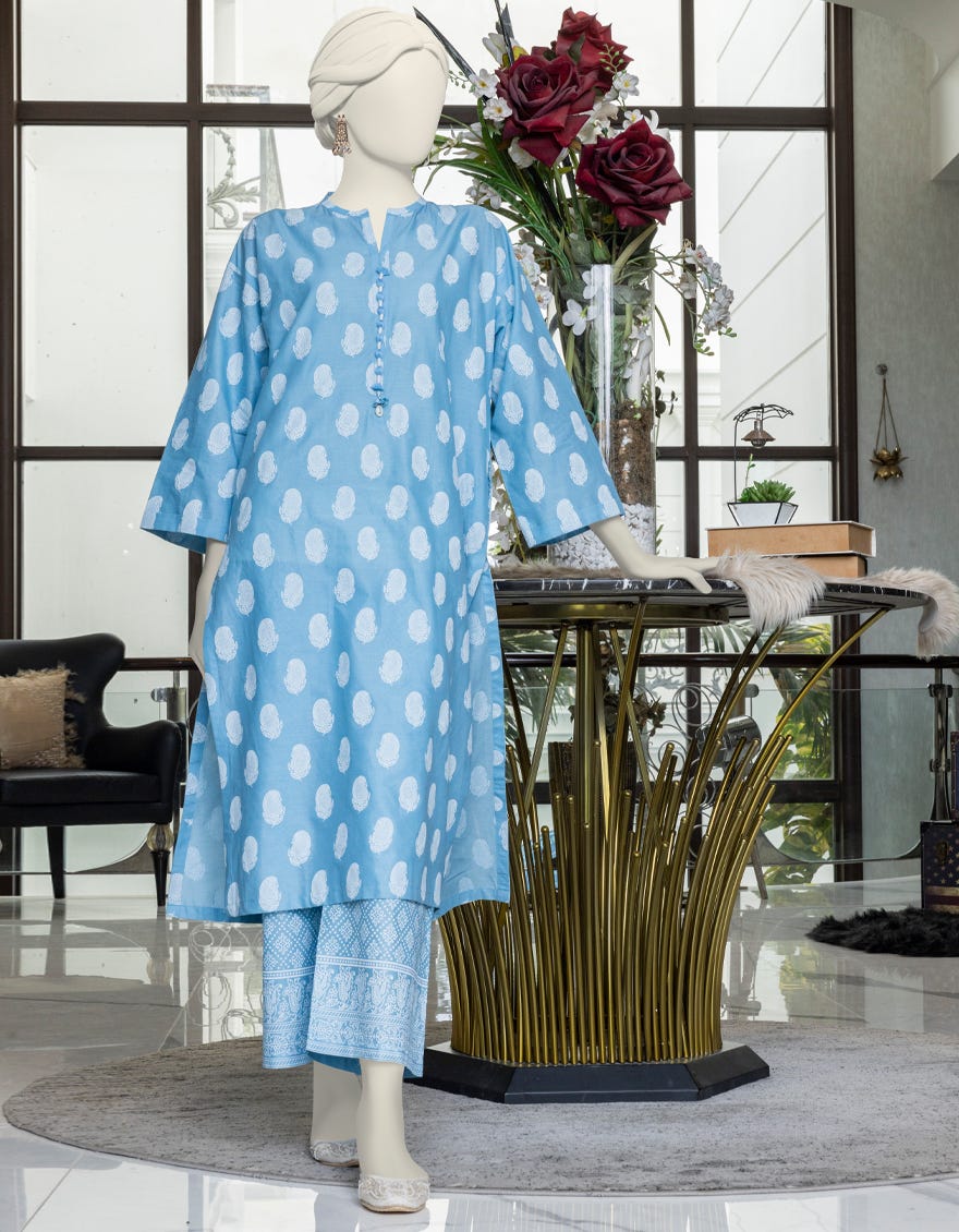 Blue Lawn Unstitched 2 Piece Dress | Jlawn-S-Jst-24-1639 Gulbahar-04