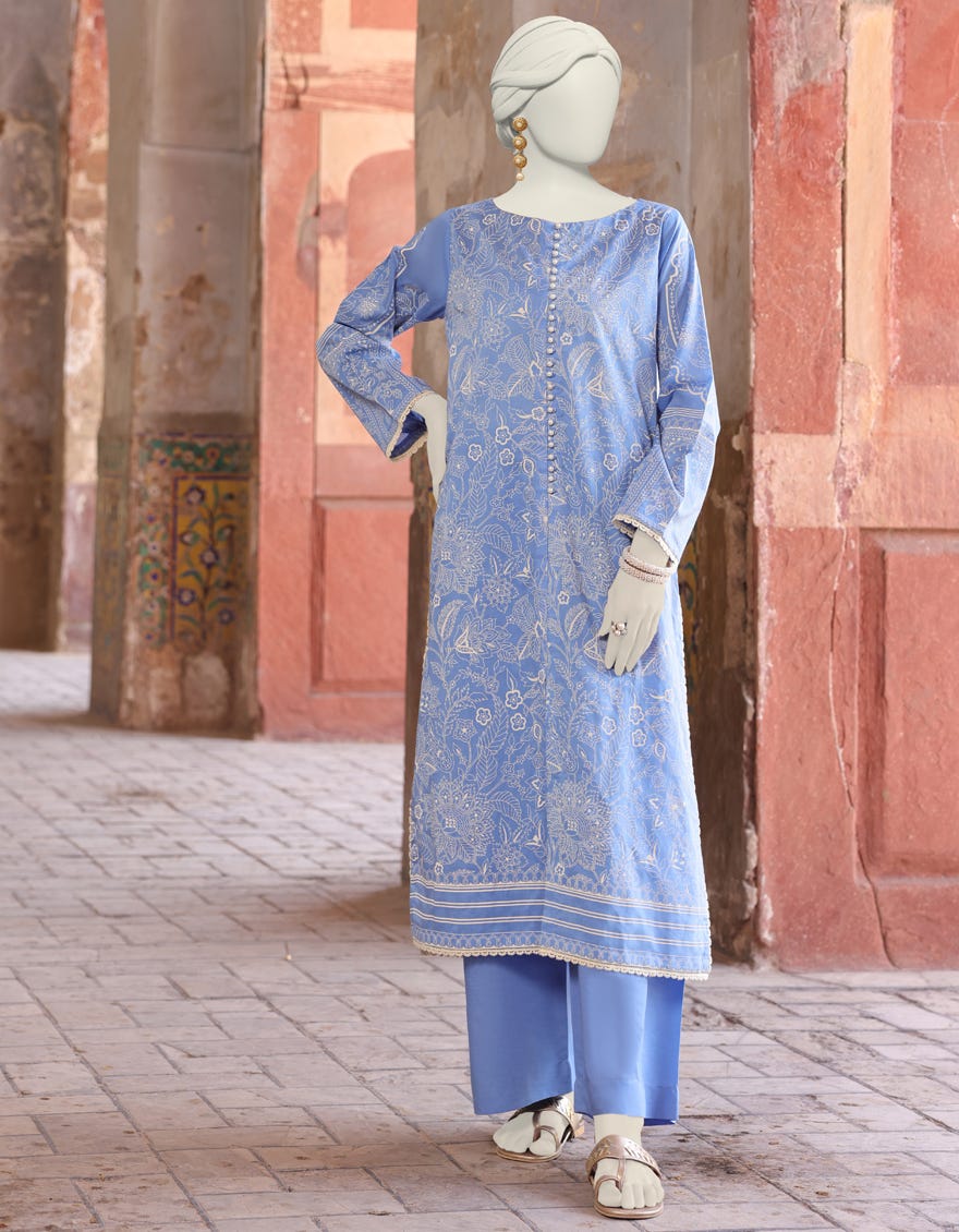 Blue Lawn Unstitched 2 Piece Dress | Jlawn-S-Jst-24-1667