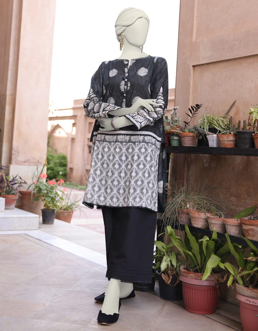 Multicolor Lawn Unstitched 2 Piece Dress | Jlawn-S-Jst-24-1679