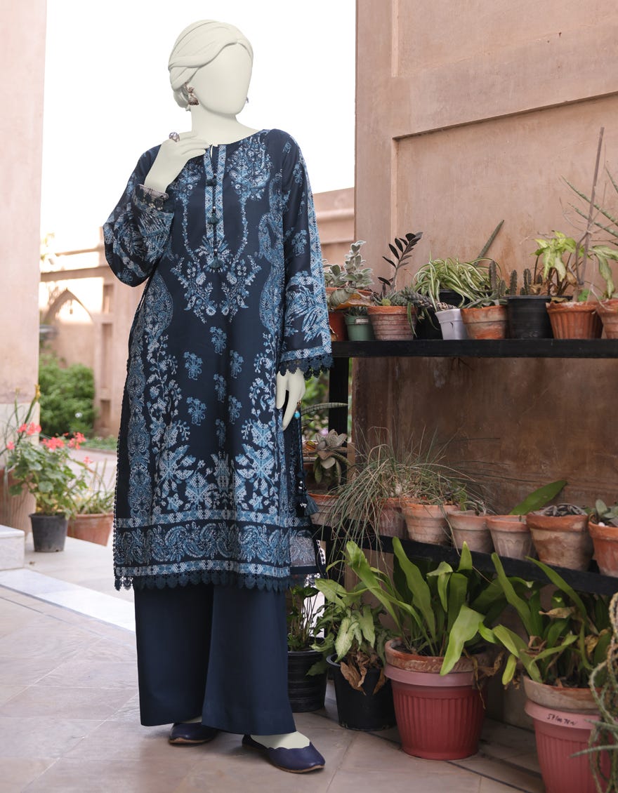 Blue Lawn Unstitched 2 Piece Dress | Jlawn-S-Jst-24-1681