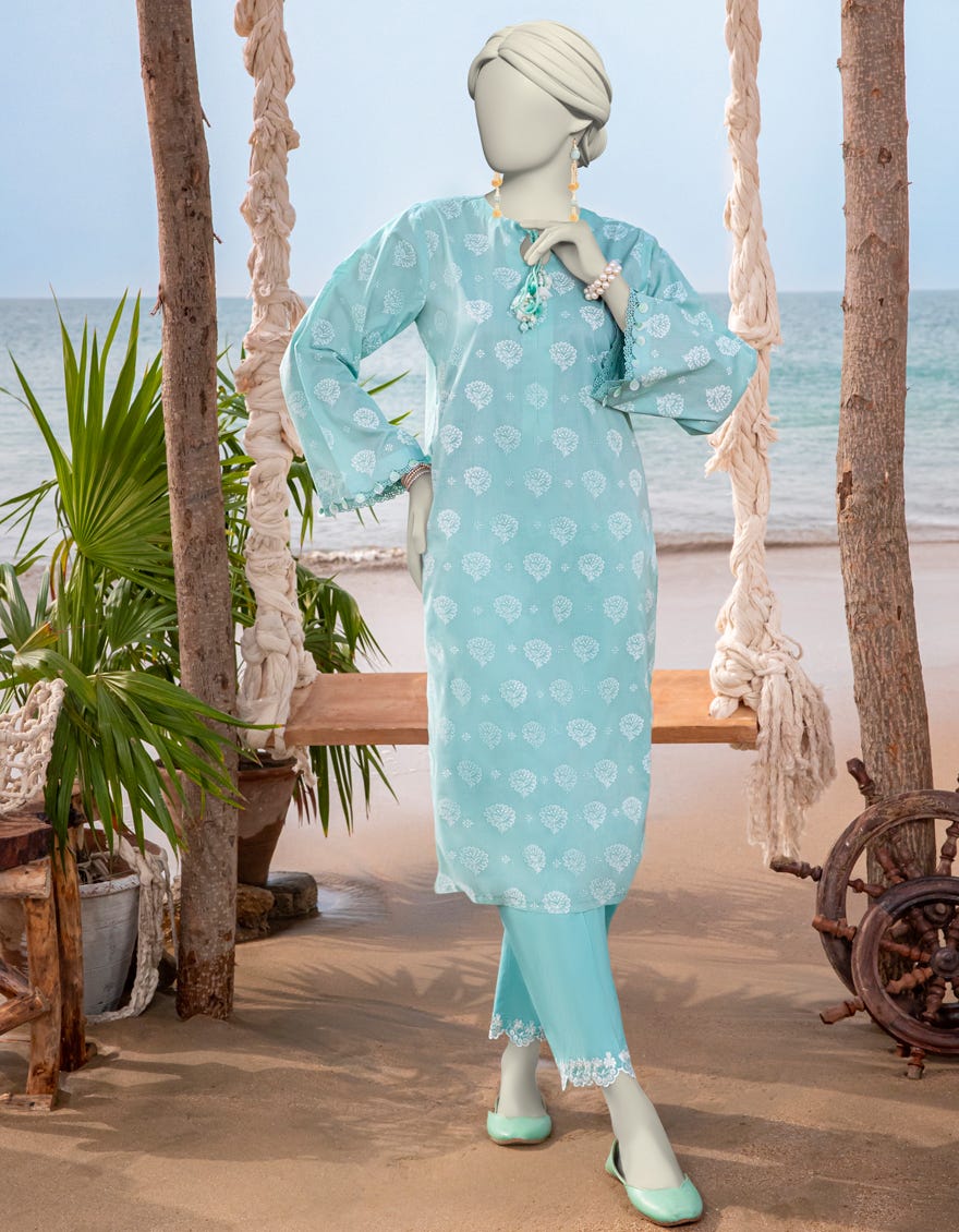 MULTICOLOR LAWN PASTE PRINTED UNSTITCHED 2PC | JLAWN-S-JST-25-2044
