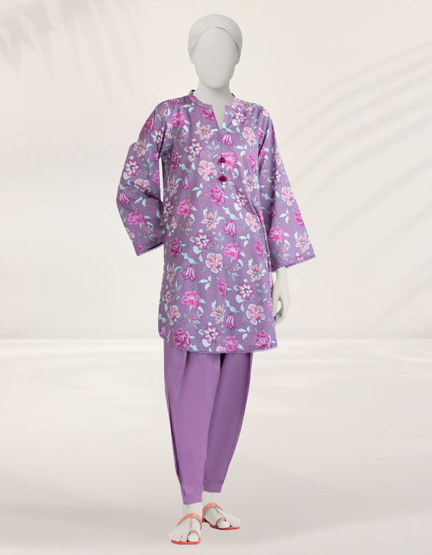 MULTICOLOR PRINTED LIMINAL UNSTITCHED 2PC