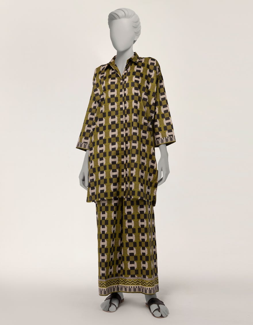 GREEN LAWN PRINTED CO-ORD SET