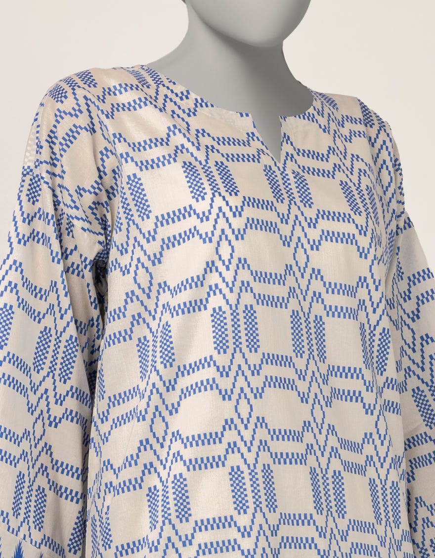 OFF WHITE LAWN PRINTED CO-ORD SET
