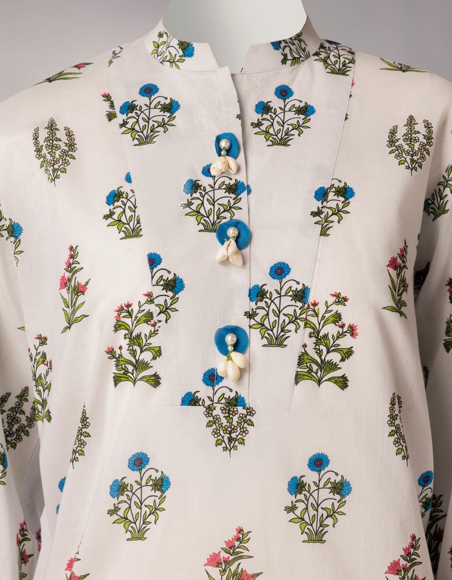 MULTICOLOR LAWN PRINTED UNSTITCHED 2PC