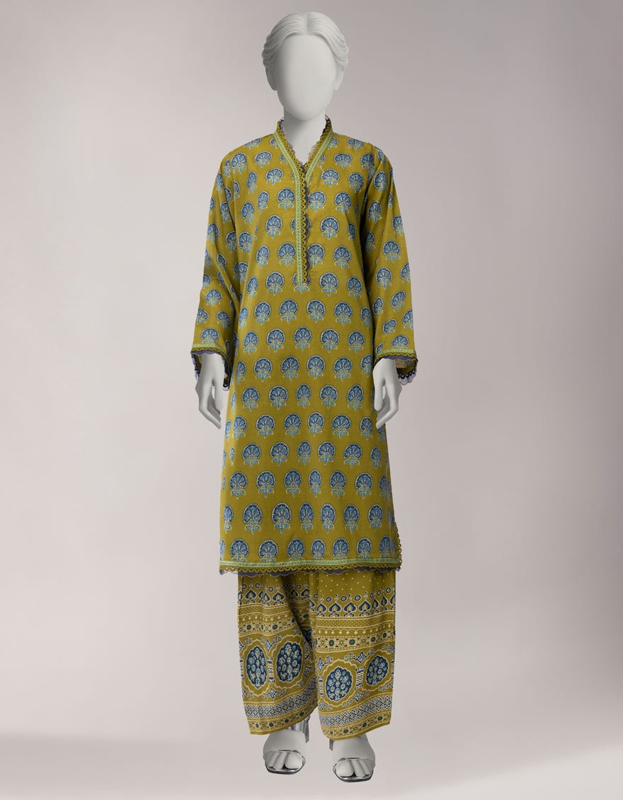 MULTICOLOR LAWN PRINTED UNSTITCHED 2PC