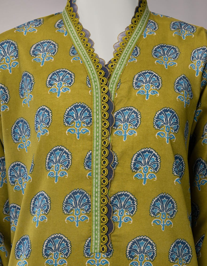MULTICOLOR LAWN PRINTED UNSTITCHED 2PC