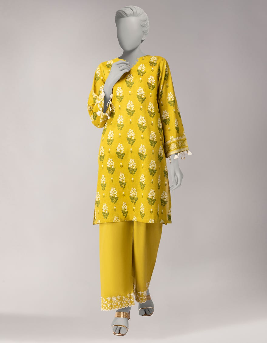 MULTICOLOR LAWN PRINTED UNSTITCHED 2PC