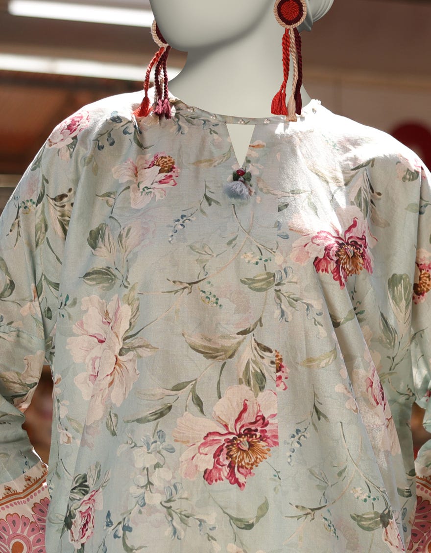 MULTICOLOR LAWN PRINTED UNSTITCHED 1PC | JLAWN-S-JSU-25-901