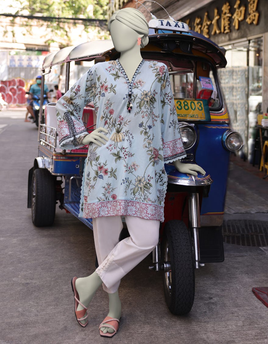 MULTICOLOR LAWN PRINTED UNSTITCHED 1PC | JLAWN-S-JSU-25-905