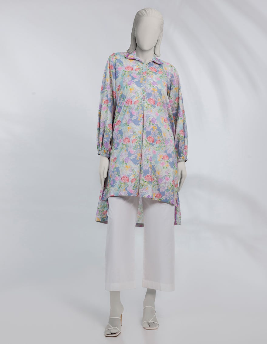 MULTICOLOR LAWN DIGITAL PRINTED UNSTITCHED 1PC