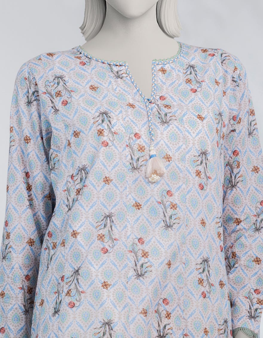 MULTICOLOR LAWN DIGITAL PRINTED UNSTITCHED 1PC