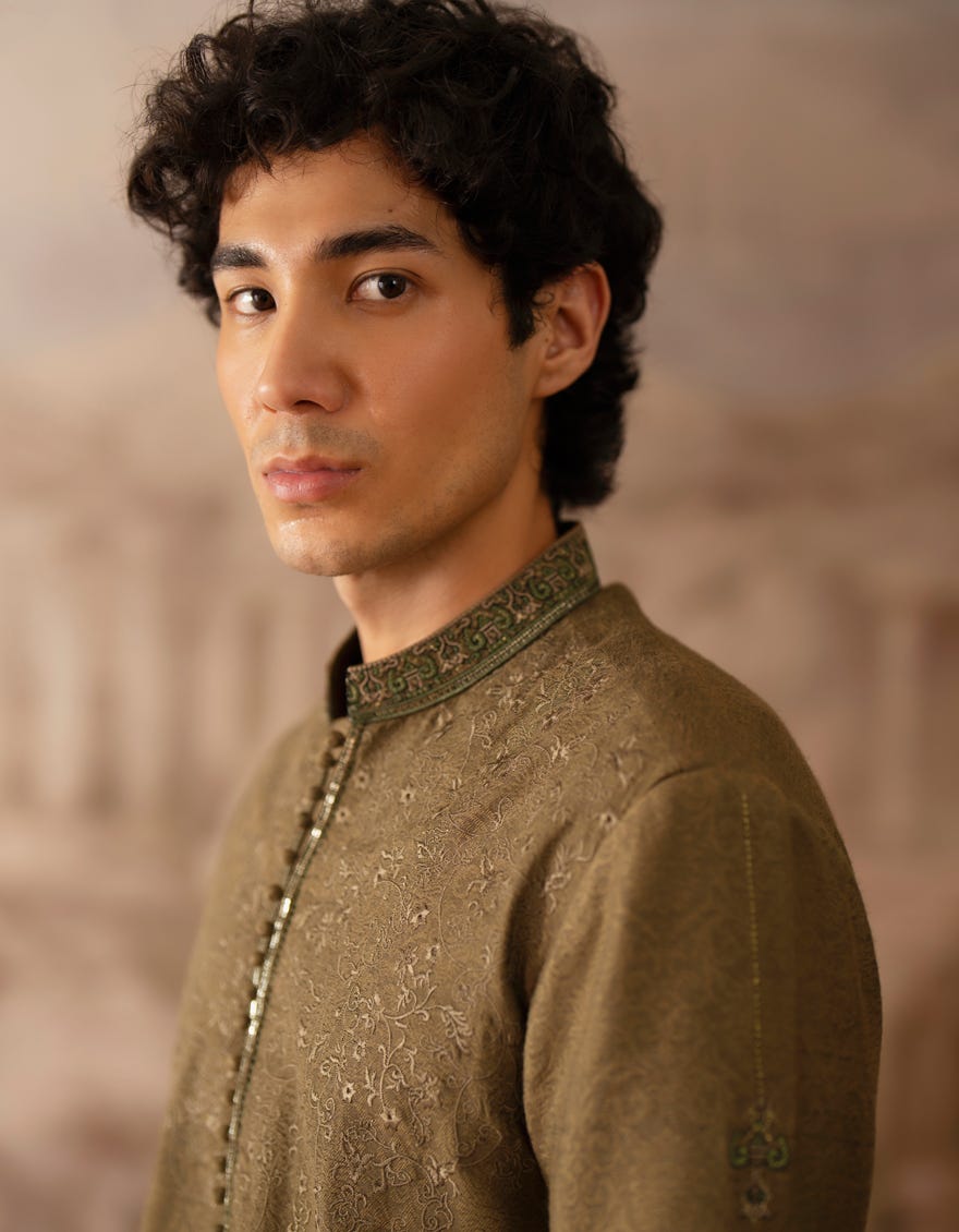 GREEN SPECIAL KURTA