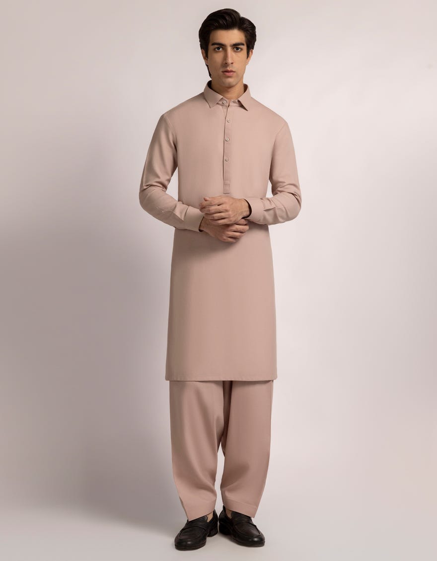 TEA PINK CASUAL KAMEEZ SHALWAR