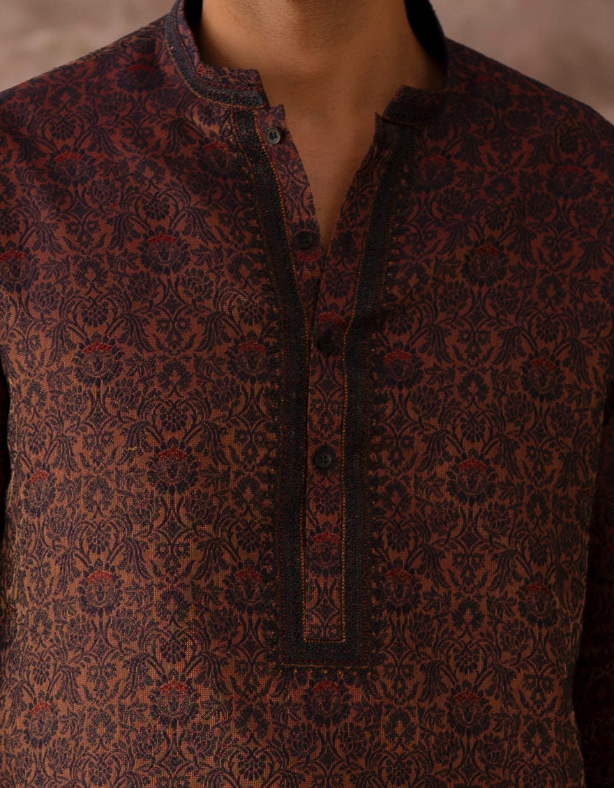PEACH BLUE SPECIAL KURTA