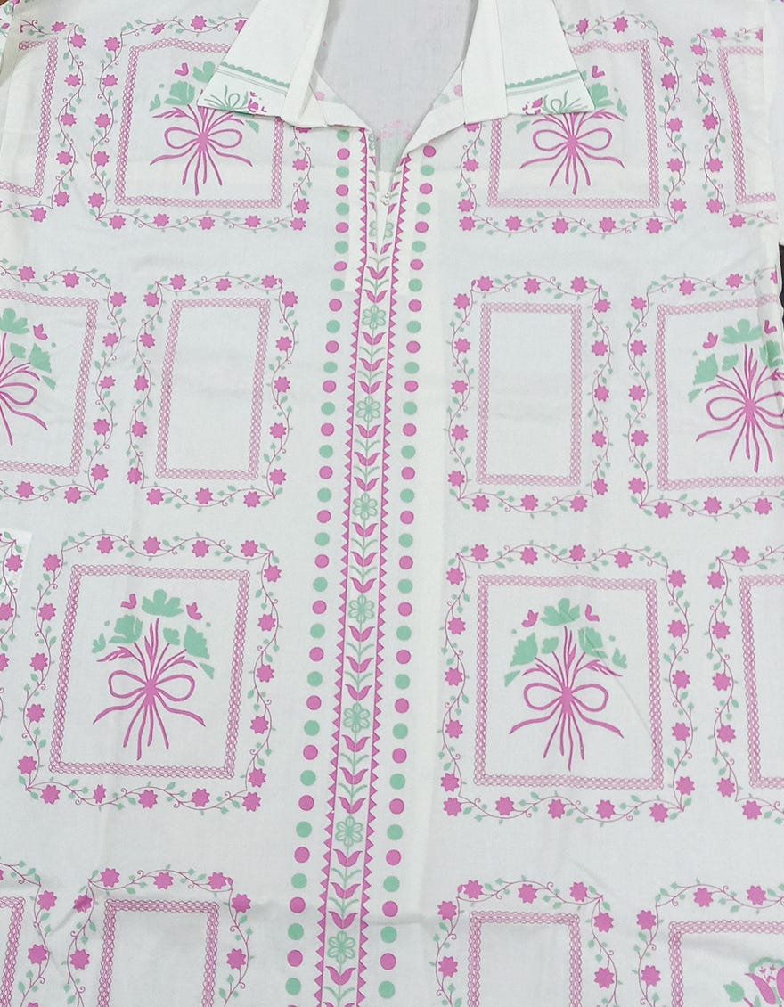 IVORY LAWN PASTE PRINTED 2PC STITCHED