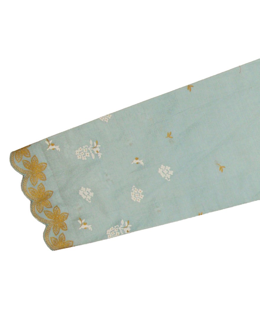 BLUE LAWN PASTE PRINTED STITCHED 2PC