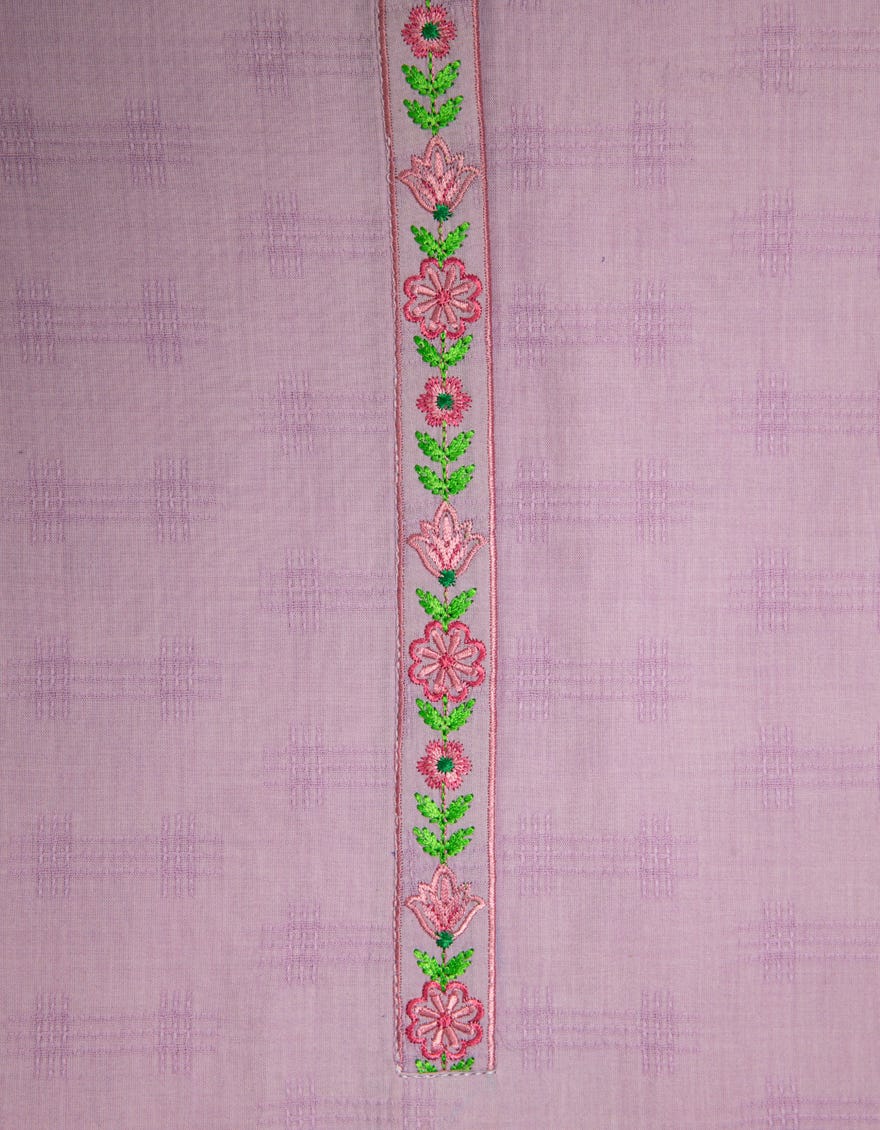 LILAC LAWN EMBROIDERED STITCHED 2PC