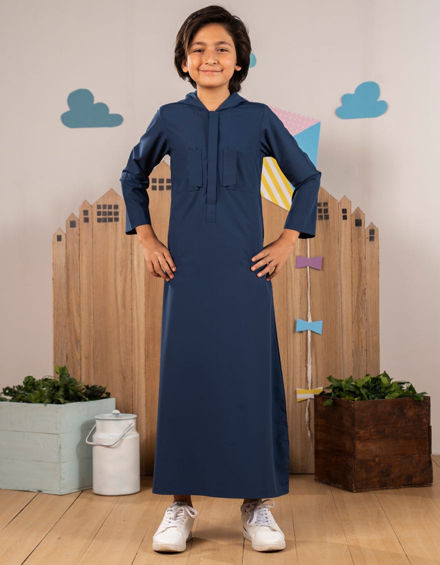 NAVY BLUE CASUAL JUBBA