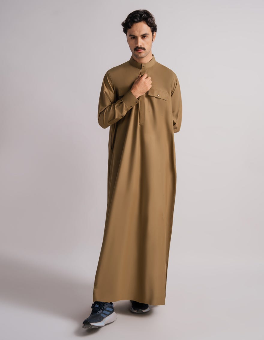 OLIVE CASUAL JUBBA