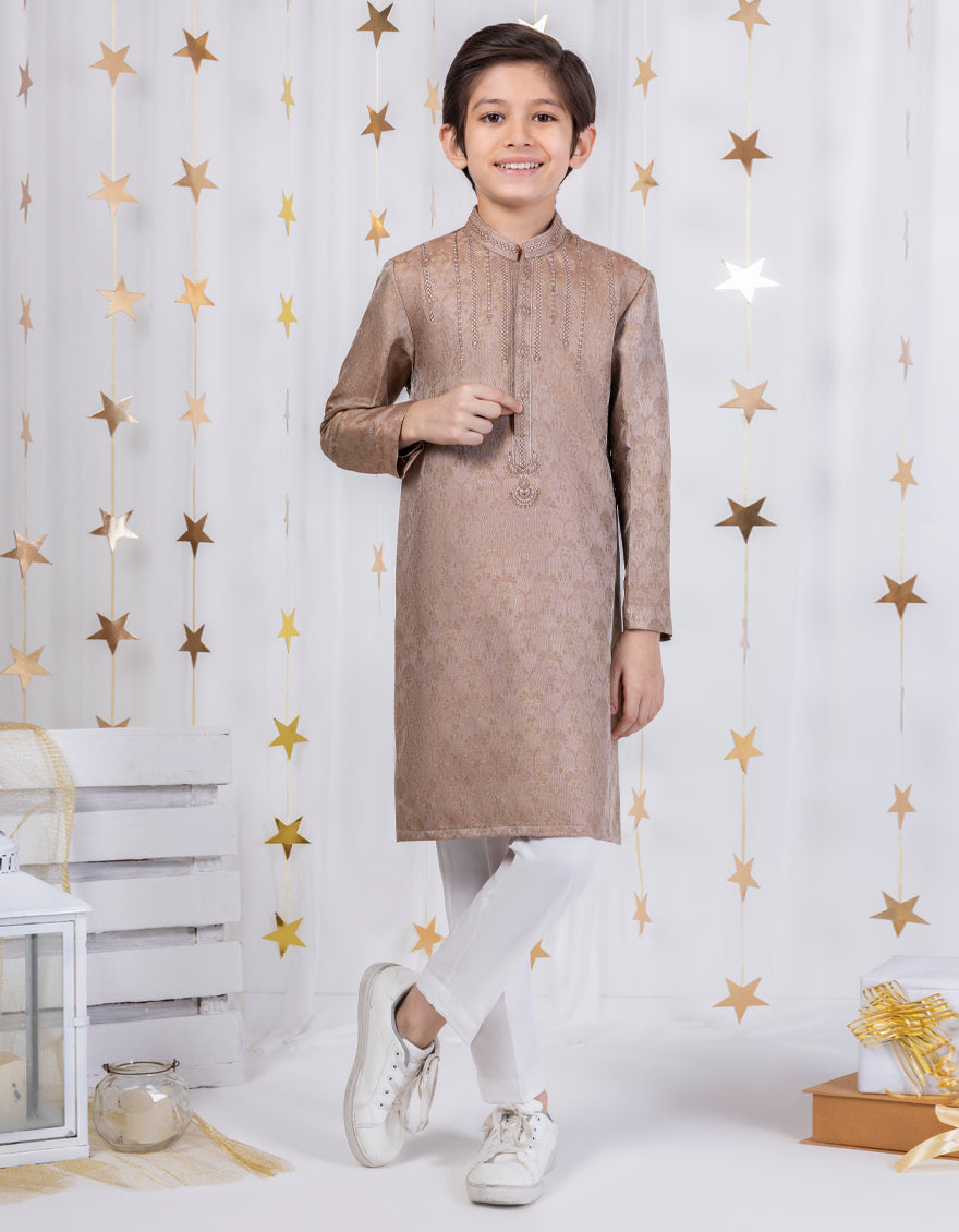 BROWN FORMAL KURTA