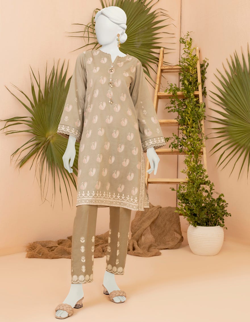 Green Lawn Unstitched 2 Piece Dress | Jjls-S-Jw2-23-2012