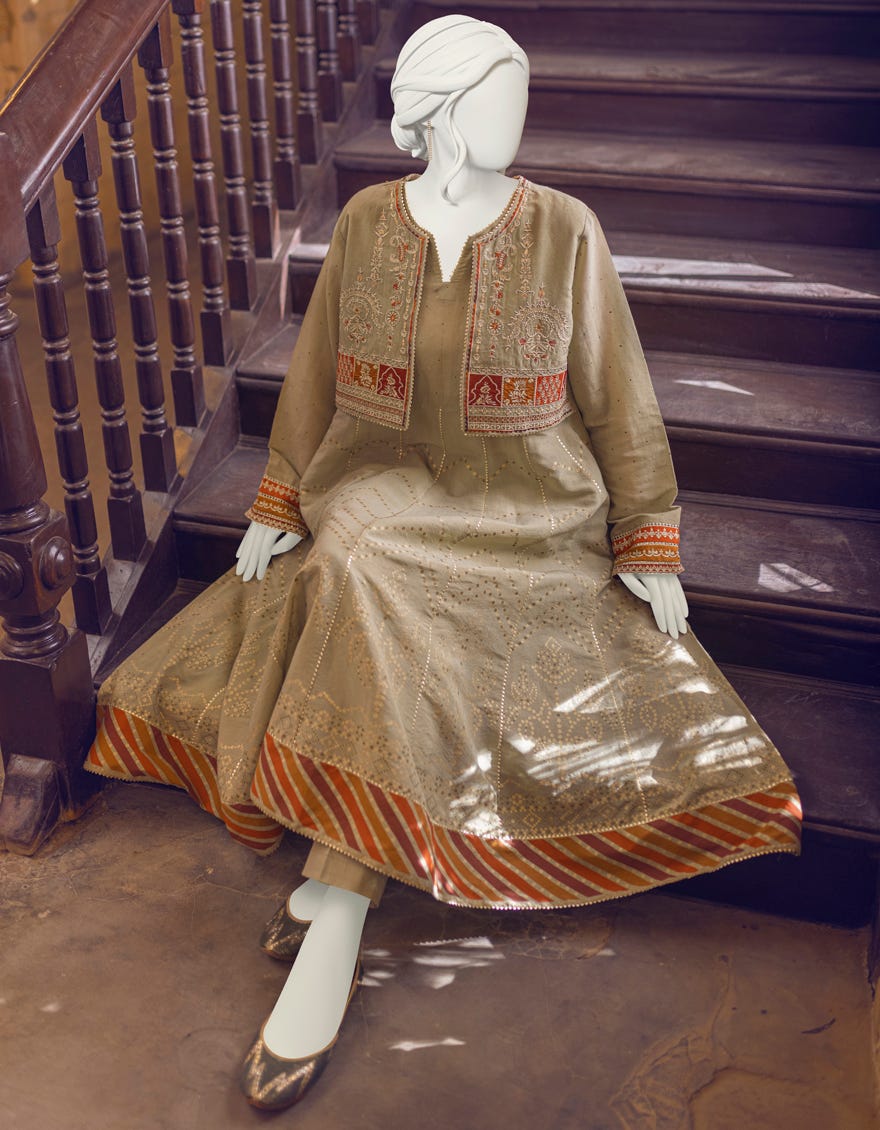 Dull Green Cotton Women's Kurti | Jjlk-W-Jws-22-3061