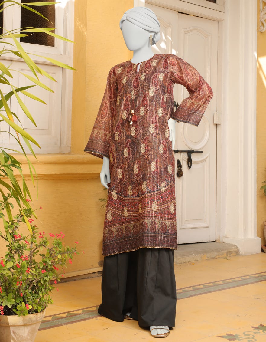 Multicolor Lawn Women's Kurti | Jjlk-W-Jws-22-3066