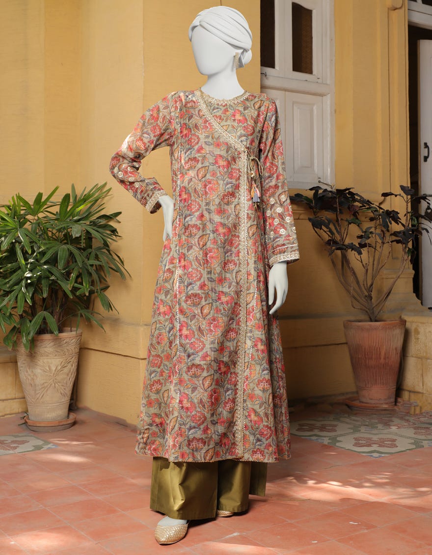 Multicolor Lawn Women's Kurti | Jjlk-W-Jws-22-3068