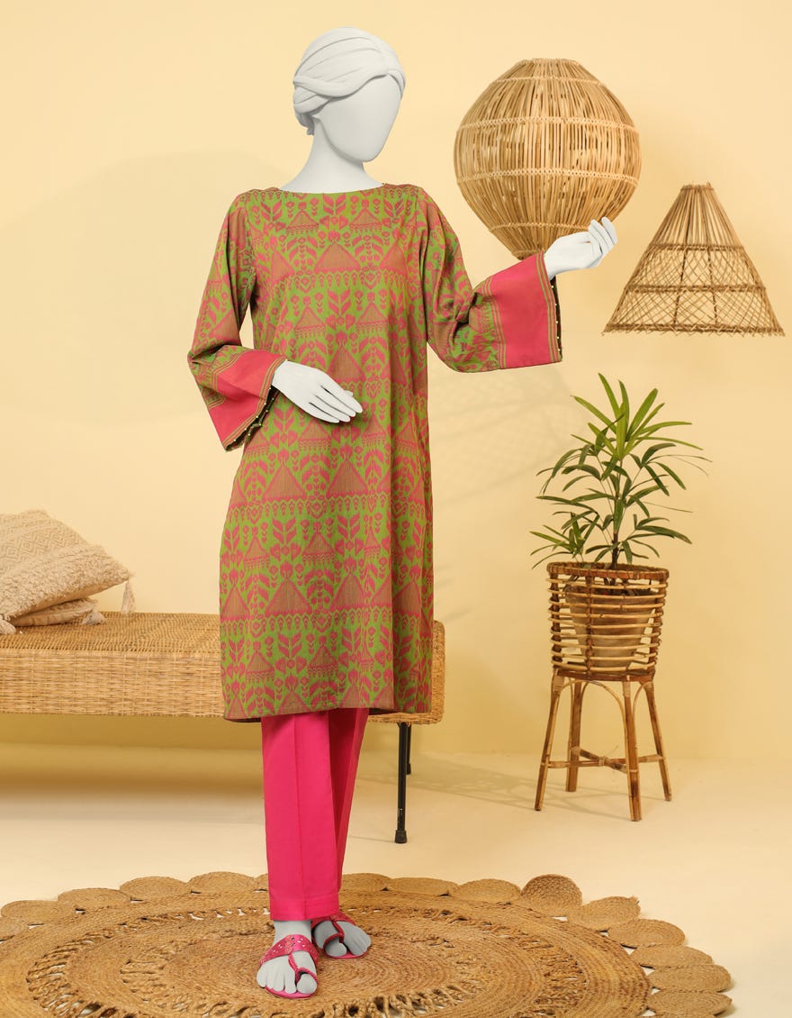 Multicolor Jacquard Women's Kurti | Jjlk-W-Jws-23-3027