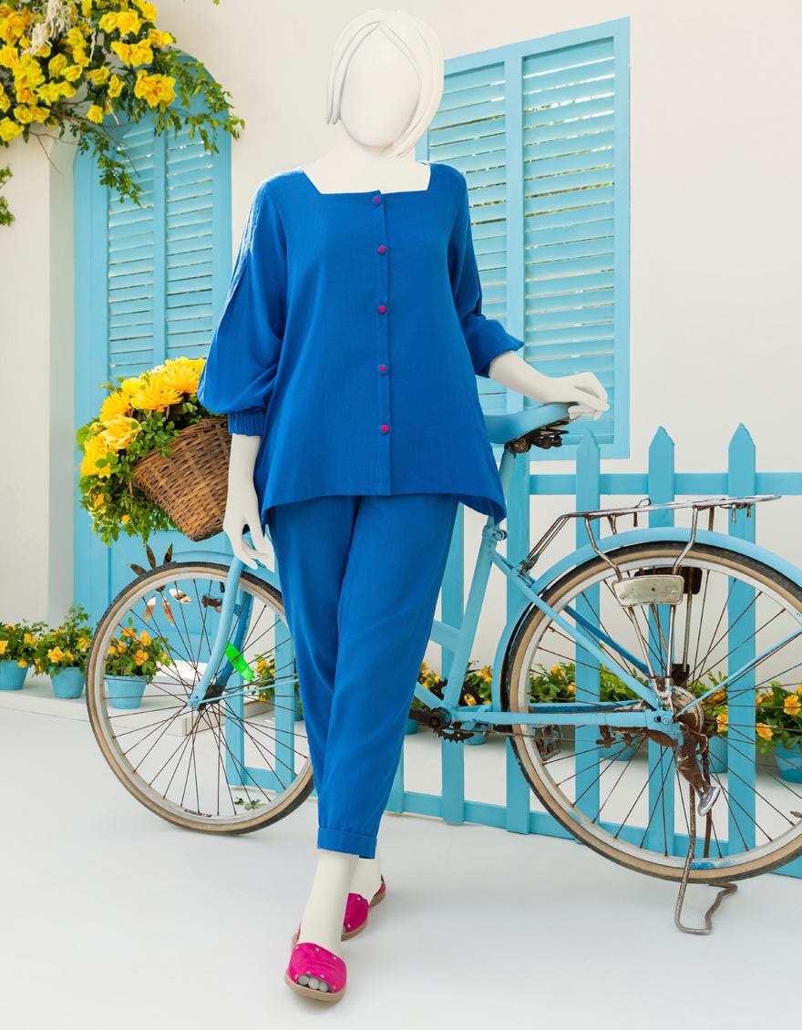 Blue Dyed Teens 2 Piece Stitched | Jygk-S-Jwt-23-3206