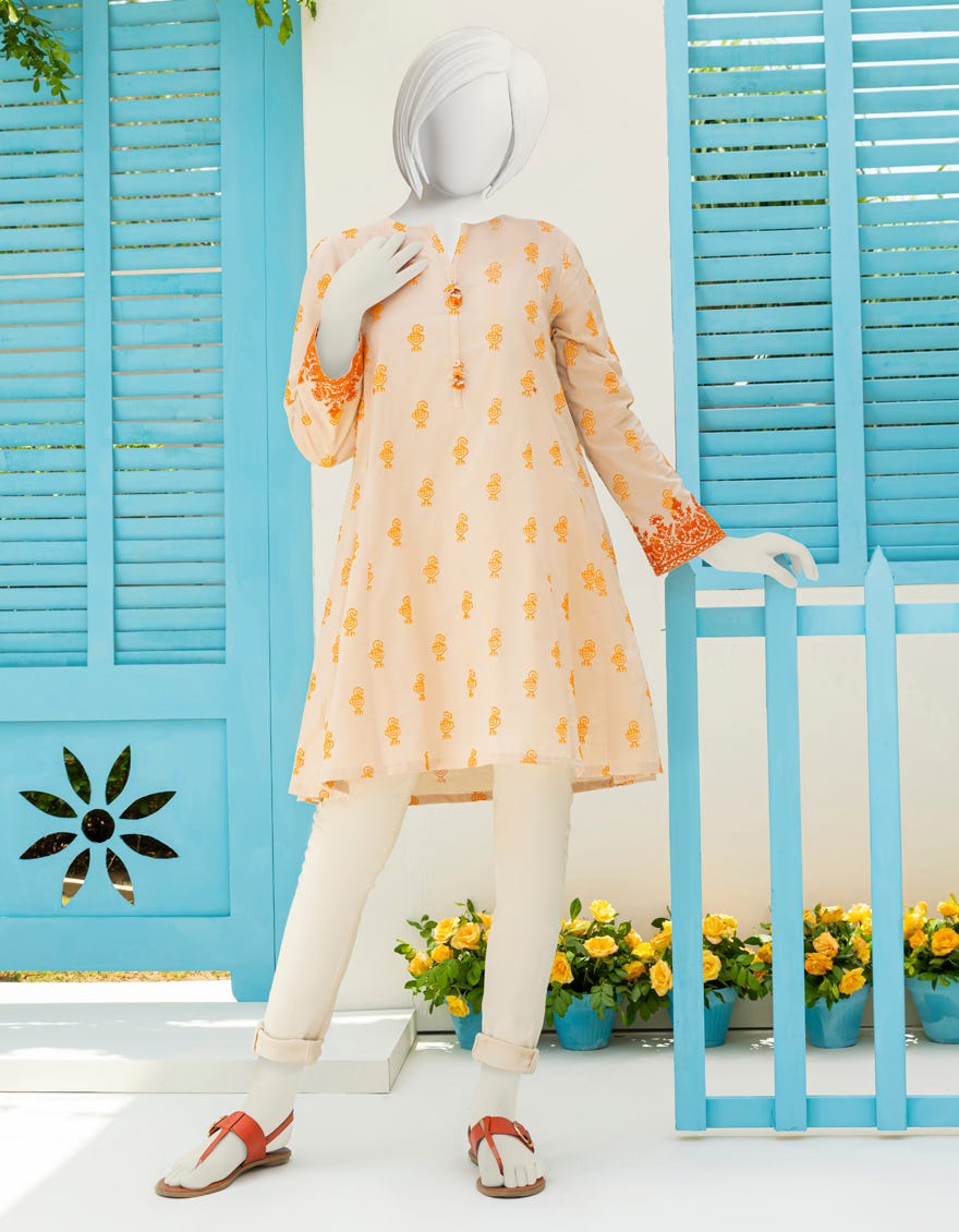 Brown Teens Kurti | Jygk-S-Jwt-23-4009