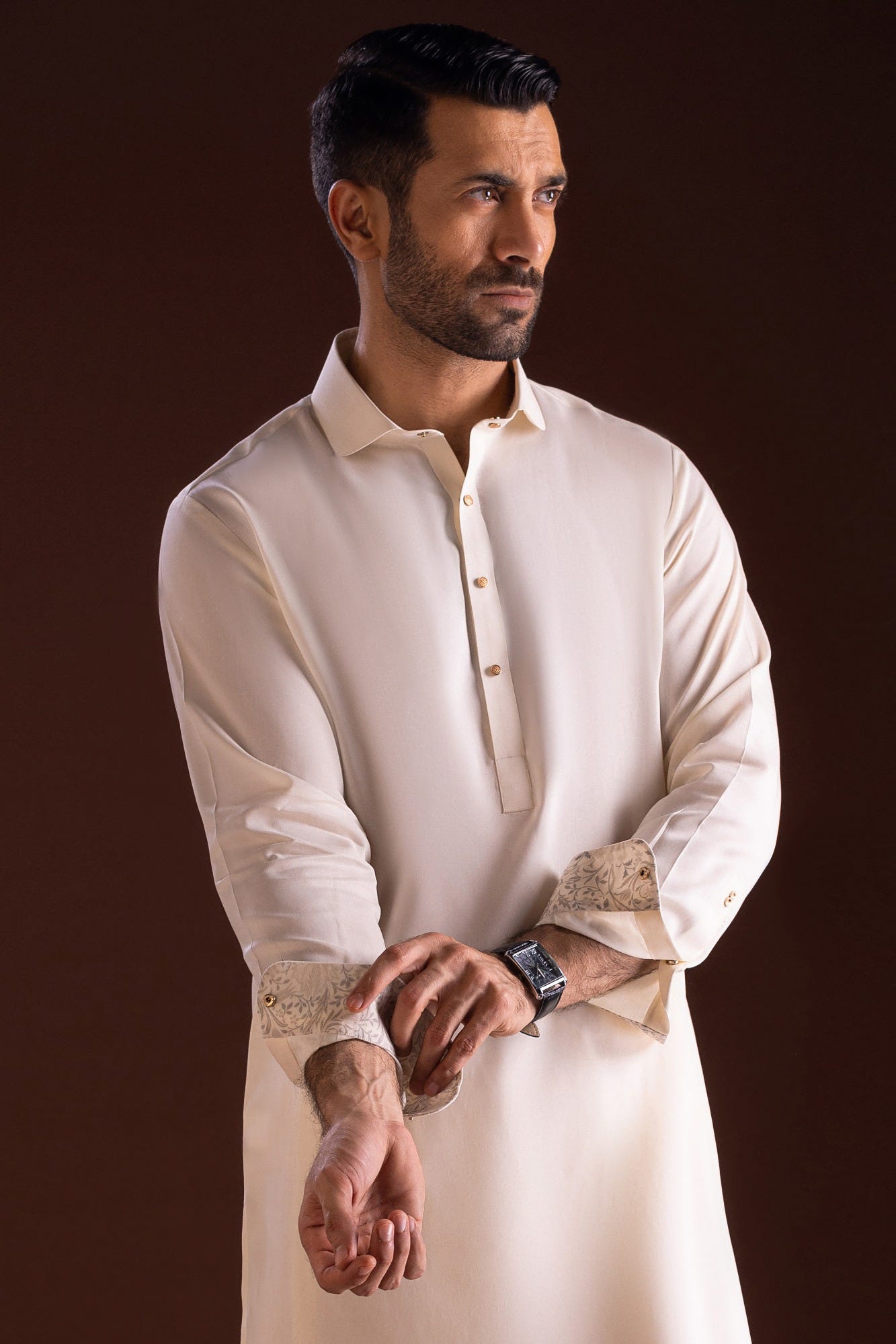 Lima - Cream Blended Kameez Shalwar