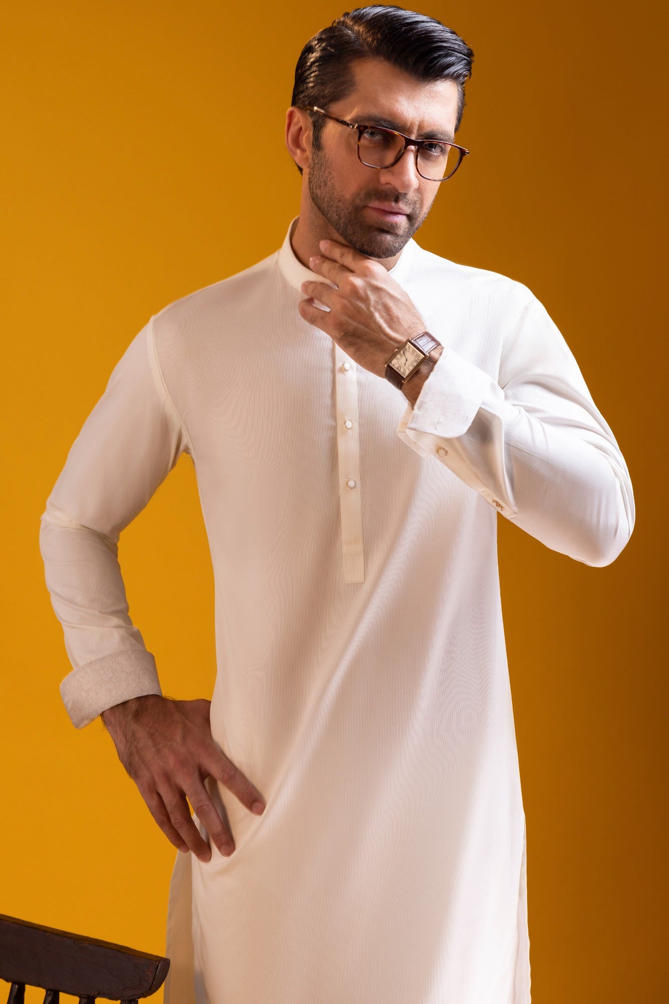 Lisbon - Off White Cotton Kurta Trouser