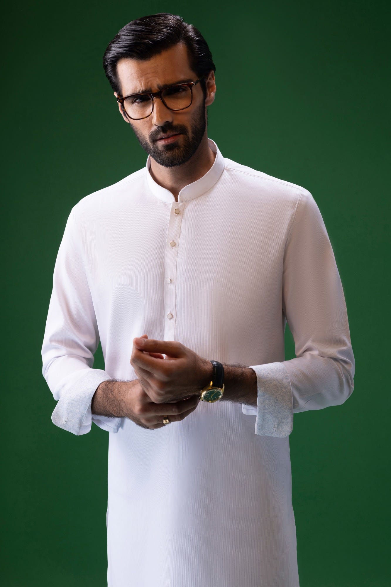 Lisbon - White Cotton Kurta Trouser