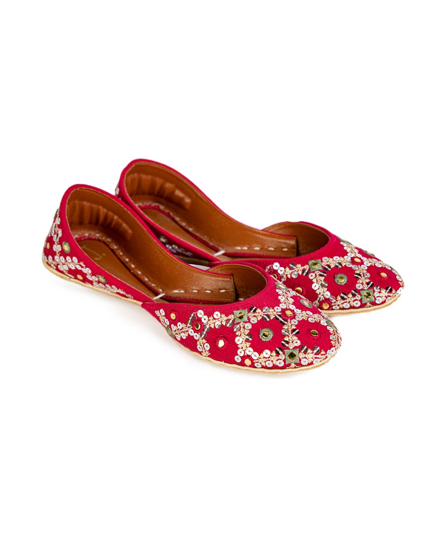 Pink Khussa | Jj-Lkh-23-282
