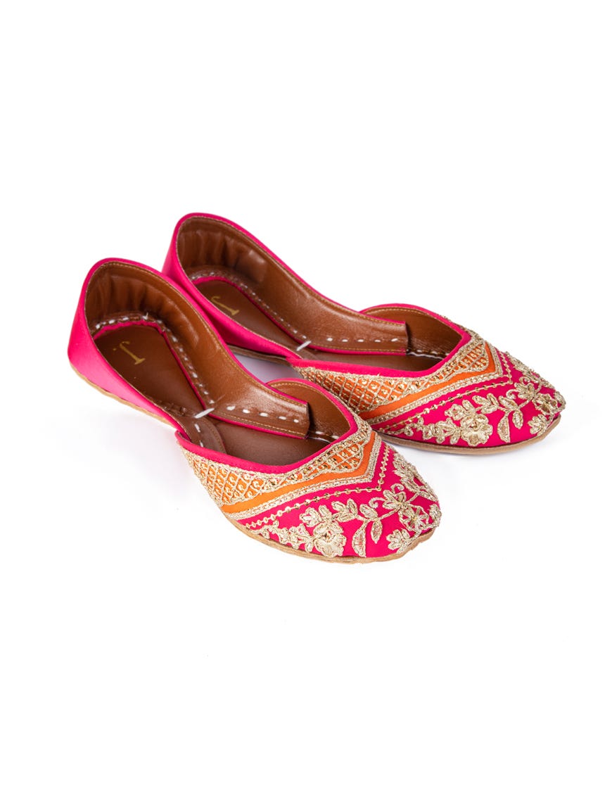 Pink Khussa | Jj-Lkh-23-295