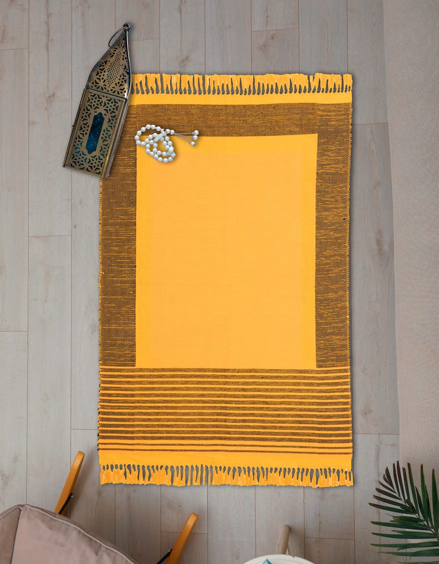 Orange-Mustard Prayer Mat| Jpm-23-04 A