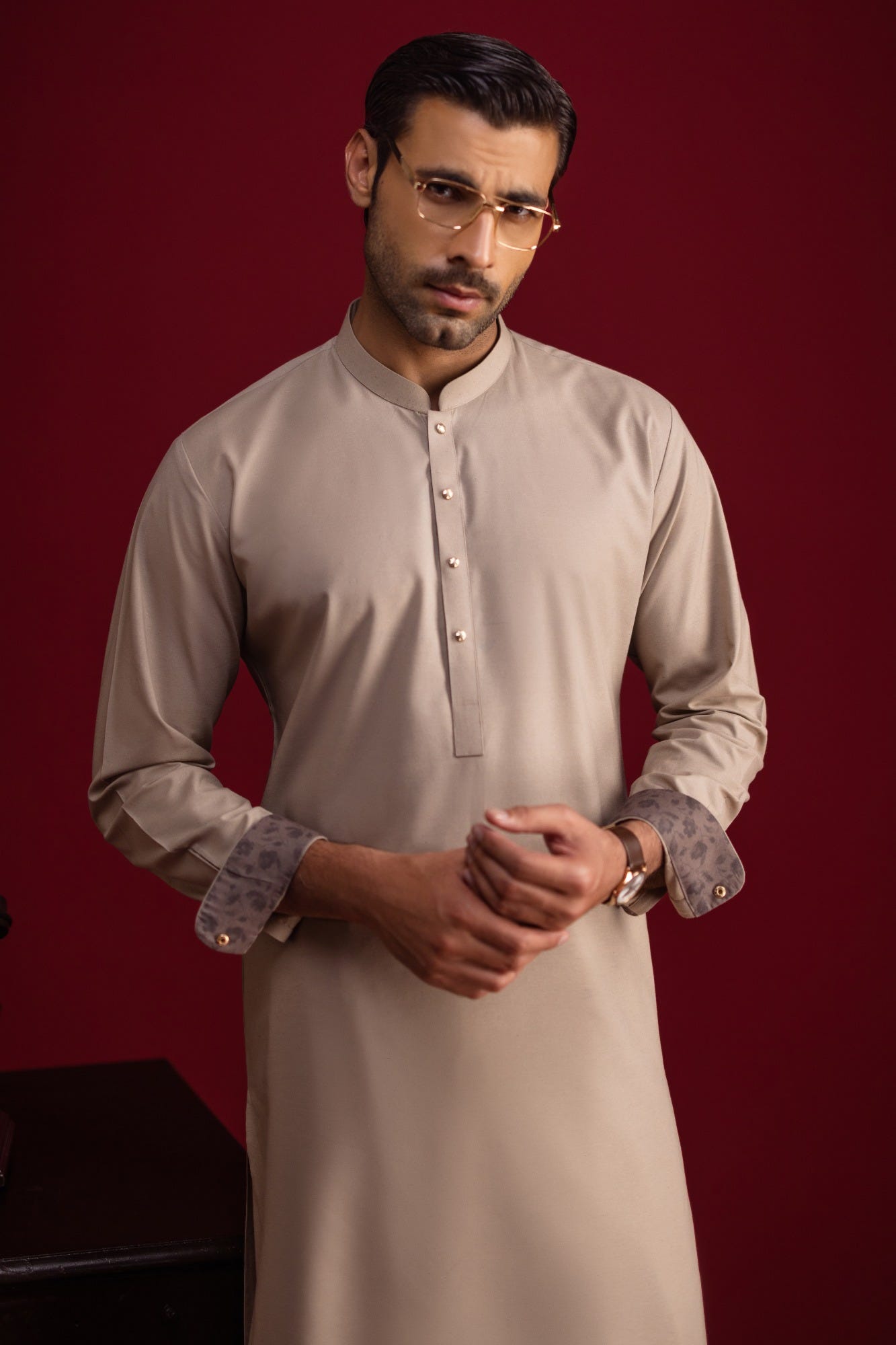 Moldova - Khaki Cvc Kameez Shalwar