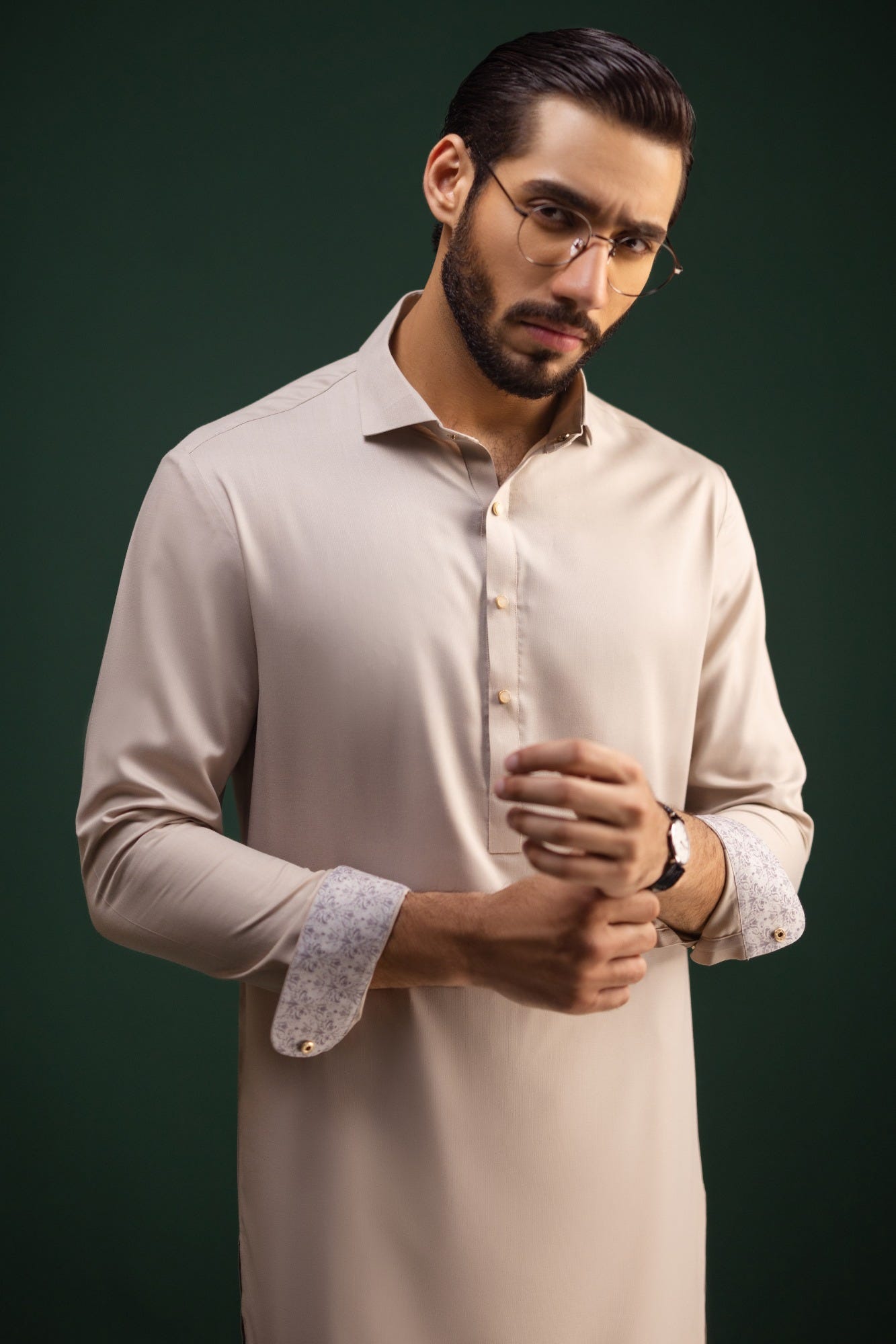 Neiva - Sand Blended Exclusive Kameez Shalwar