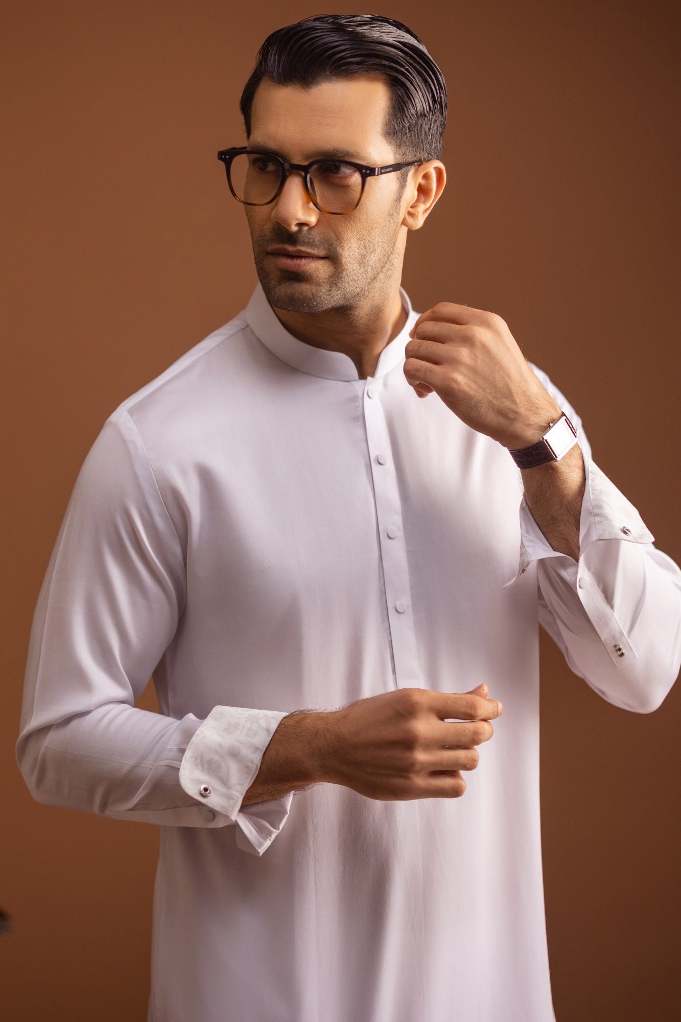 Niscosia - Optical White Cotton Kurta Pajama