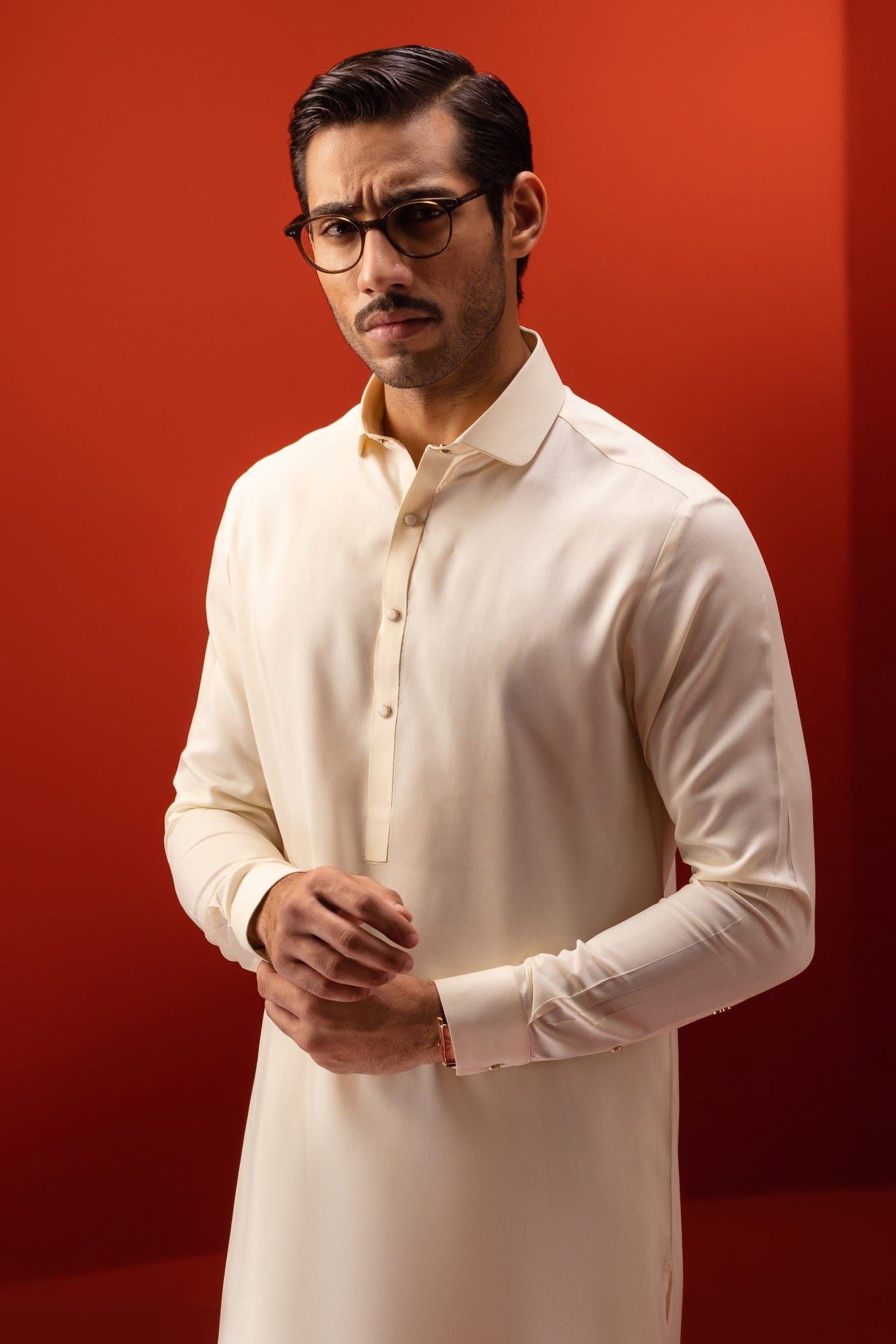 Phoenix - Yellow Blended Kameez Shalwar