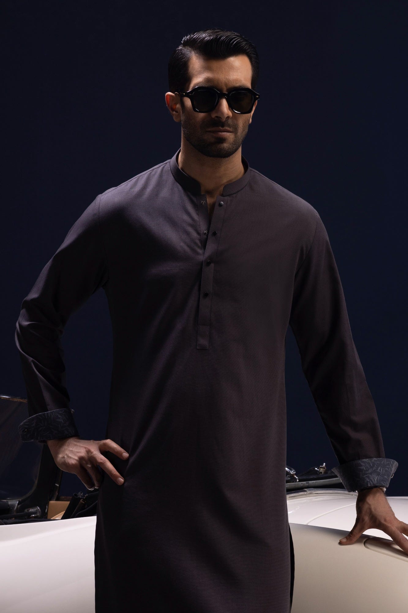 Pisa - Cedar Brown Cotton Kurta Trouser