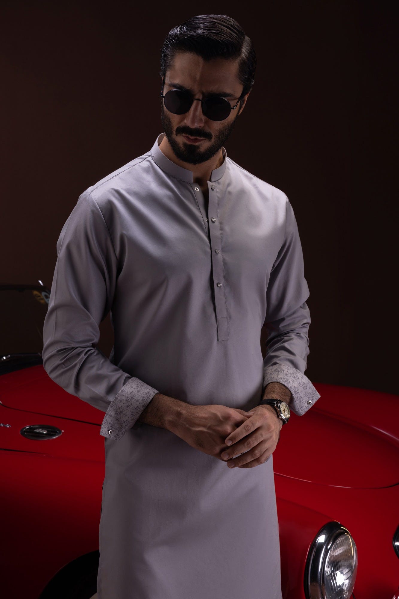 Salamanca - Grey Cotton Kurta Trouser