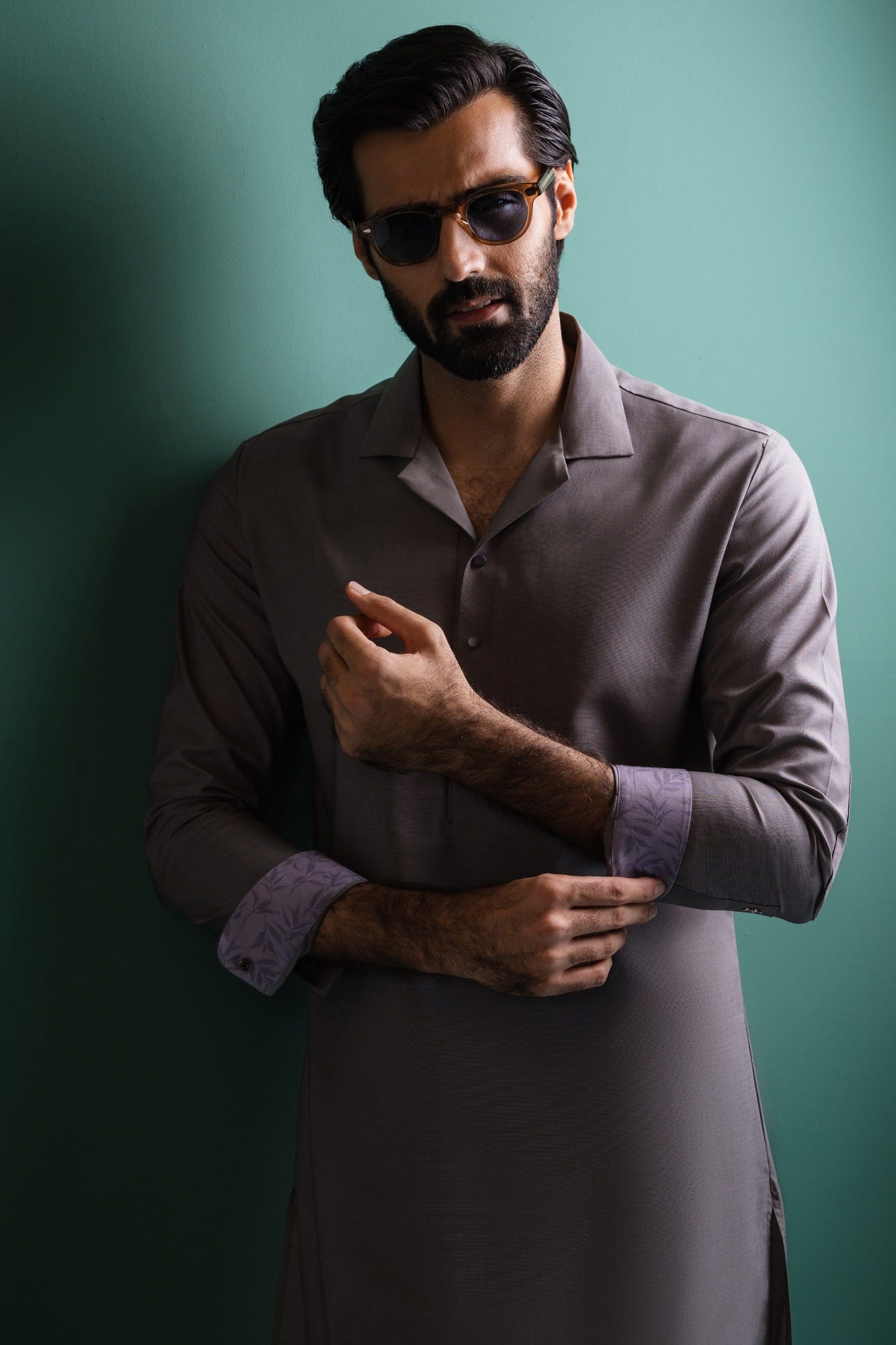 Salta - Light Grey Cotton Kurta Pajama